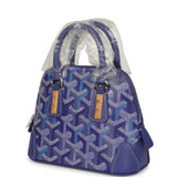Goyard Goyardine Canvas Blueberry Purple Vendome Nano Bag Palladium Hardware - Thumbnail View 5