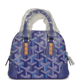 Goyard Goyardine Canvas Blueberry Purple Vendome Nano Bag Palladium Hardware - Thumbnail View 4