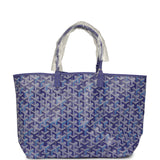 Goyard Goyardine Blueberry Purple Saint Louis PM Tote Palladium Hardware - Thumbnail View 4