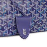 Goyard Goyardine Blueberry Purple Saint Louis PM Tote Palladium Hardware - Thumbnail View 7