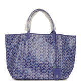 Goyard Goyardine Blueberry Purple Saint Louis GM Tote Palladium Hardware - Thumbnail View 1