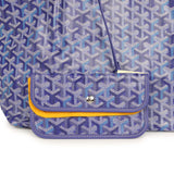 Goyard Goyardine Blueberry Purple Saint Louis GM Tote Palladium Hardware - Thumbnail View 7