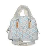 Goyard Goyardine Canvas Polar Blue Vendome Nano Bag Palladium Hardware - Thumbnail View 1