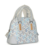 Goyard Goyardine Canvas Polar Blue Vendome Nano Bag Palladium Hardware - Thumbnail View 2
