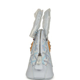 Goyard Goyardine Canvas Polar Blue Vendome Nano Bag Palladium Hardware - Thumbnail View 3