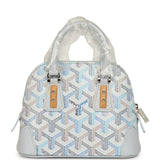 Goyard Goyardine Canvas Polar Blue Vendome Nano Bag Palladium Hardware - Thumbnail View 4