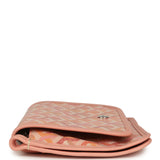 Goyard Plumet Pocket Wallet Powder Pink Goyardine Palladium Hardware - Thumbnail View 3