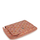 Goyard Plumet Pocket Wallet Powder Pink Goyardine Palladium Hardware - Thumbnail View 5
