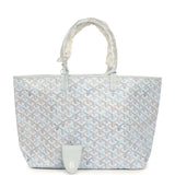 Goyard Goyardine Polar Blue Saint Louis PM Tote Palladium Hardware - Thumbnail View 1
