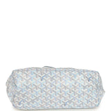 Goyard Goyardine Polar Blue Saint Louis PM Tote Palladium Hardware - Thumbnail View 6