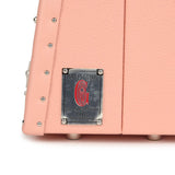 Goyard Goyardine Canvas Saigon Mini Marquetry Trunk Bag Powder Pink Chevroches Calfskin Palladium Hardware - Thumbnail View 7