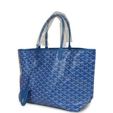 Goyard Goyardine Sky Blue Saint Louis PM Tote Bag Palladium Hardware - Thumbnail View 5
