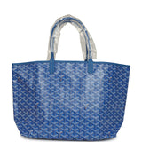 Goyard Goyardine Sky Blue Saint Louis PM Tote Bag Palladium Hardware - Thumbnail View 4