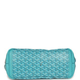 Goyard Goyardine Canvas Turquoise Artois PM Tote Palladium Hardware - Thumbnail View 6
