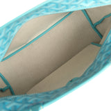 Goyard Goyardine Canvas Turquoise Artois PM Tote Palladium Hardware - Thumbnail View 8