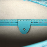 Goyard Goyardine Canvas Turquoise Artois PM Tote Palladium Hardware - Thumbnail View 9