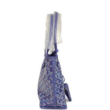 Goyard Goyardine Anjou Blueberry Purple Mini Bag Palladium Hardware - Thumbnail View 3
