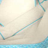 Goyard Goyardine Canvas Turquoise Artois GM Tote Palladium Hardware - Thumbnail View 9