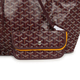 Goyard Goyardine Canvas Burgundy Saint Louis PM Tote Palladium Hardware - Thumbnail View 7