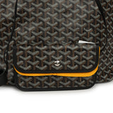 Goyard Goyardine Black Saint Louis PM Tote Bag Palladium Hardware - Thumbnail View 7