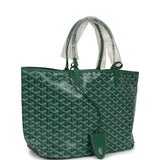 Goyard Goyardine Green Saint Louis PM Tote Bag Palladium Hardware - Thumbnail View 2
