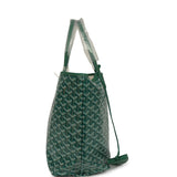 Goyard Goyardine Green Saint Louis PM Tote Bag Palladium Hardware - Thumbnail View 3