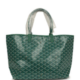 Goyard Goyardine Green Saint Louis PM Tote Bag Palladium Hardware - Thumbnail View 4