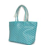 Goyard Goyardine Canvas Turquoise Artois PM Tote Palladium Hardware - Thumbnail View 5