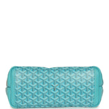 Goyard Goyardine Canvas Turquoise Artois PM Tote Palladium Hardware - Thumbnail View 6