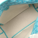Goyard Goyardine Canvas Turquoise Artois PM Tote Palladium Hardware - Thumbnail View 8