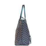 Goyard Goyardine Pearly Blue Saint Louis PM Tote Bag Palladium Hardware - Thumbnail View 3