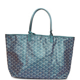 Goyard Goyardine Pearly Blue Saint Louis PM Tote Bag Palladium Hardware - Thumbnail View 4