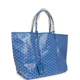 Goyard Goyardine Sky Blue Saint Louis GM Tote Bag Palladium Hardware - Thumbnail View 2