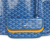 Goyard Goyardine Sky Blue Saint Louis GM Tote Bag Palladium Hardware - Thumbnail View 7
