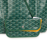 Goyard Goyardine Green Saint Louis PM Tote Bag Palladium Hardware - Thumbnail View 7