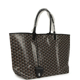Goyard Goyardine Black Saint Louis GM Tote Bag Palladium Hardware - Thumbnail View 2