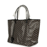 Goyard Goyardine Black Saint Louis GM Tote Bag Palladium Hardware - Thumbnail View 5