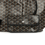 Goyard Goyardine Black Saint Louis GM Tote Bag Palladium Hardware - Thumbnail View 7