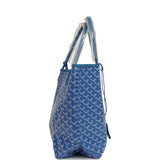Goyard Goyardine Sky Blue Saint Louis PM Tote Bag Palladium Hardware - Thumbnail View 3
