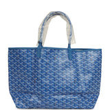 Goyard Goyardine Sky Blue Saint Louis PM Tote Bag Palladium Hardware - Thumbnail View 4