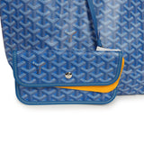 Goyard Goyardine Sky Blue Saint Louis PM Tote Bag Palladium Hardware - Thumbnail View 7