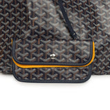 Goyard Goyardine Navy Saint Louis PM Tote Bag Palladium Hardware - Thumbnail View 7