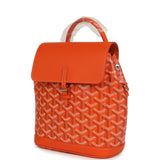 Goyard Goyardine Canvas Orange Mini Alpin Backpack Palladium Hardware - Thumbnail View 5