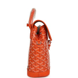 Goyard Goyardine Canvas Orange Mini Alpin Backpack Palladium Hardware - Thumbnail View 3