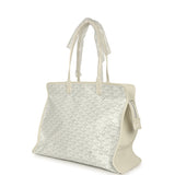 Goyard Goyardine White Hardy PM Bag Palladium Hardware - Thumbnail View 6