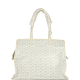 Goyard Goyardine White Hardy PM Bag Palladium Hardware - Thumbnail View 4