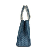 Goyard Goyardine Jacquard Ocean Blue Villette MM Bag - Thumbnail View 3