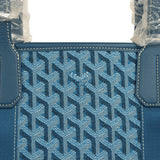 Goyard Goyardine Jacquard Ocean Blue Villette MM Bag - Thumbnail View 7
