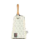 Goyard Goyardine Saigon Mini Trunk White Cervon Calfskin Palladium Hardware - Thumbnail View 3