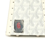 Goyard Goyardine Saigon Mini Trunk White Cervon Calfskin Palladium Hardware - Thumbnail View 7